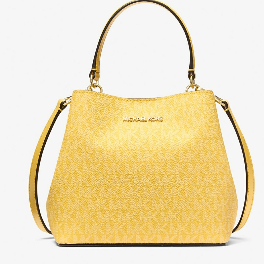 Michael Kors Yellow Tote Bag